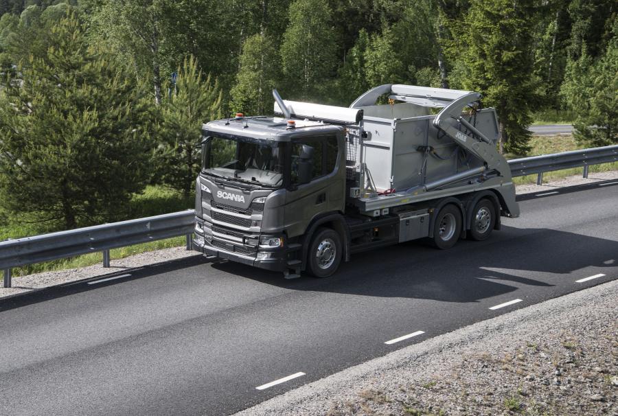  Scania G 370 6x2 Rear-Steer Skip Loader 2017 года  (фото 4 из 4)